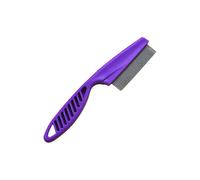 (Peine para pelo de mascotas M) Peine para la caída del pelo de mascotas, peine antipulgas de acero