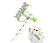 Peine para pelo de perro, peine para perro para pelo enmarañado - Cepillo para gatos con diseño de rotación para la caída del cabello fino - Peine para desenredar gatos, peine para desenredar, peine p