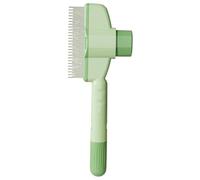 Peine para Perros - Cepillo Masajeador Mascotas Autolimpiante | Herramienta Multifuncional de Aseo Canino: Elimina Pelo Muerto, Diseño Portátil para Baño en Interiores de Cachorros y Gatitos