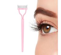 Peine para pestañas con cepillo para cejas | 6 g separador para | Pincel para pestañas - ComMEMCCRIMENTO SEMIRÚCULO ACERO AUSCIAL 2,6x13,6 cm Dientes robustos Forma De Ceja Definida FA