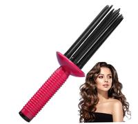 Peine para rizar el cabello con 17 dientes, cepillo portátil, cepillo para cabello rizado resistente al calor, volumen de aire, herramientas de peinado antideslizantes, ideal para salón