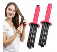 Peine para rizar esponjoso para el cabello, varita para rizar antideslizante, rizador para el cabello, rizador para maquillaje, herramienta para rulos, rizador para peinar rizos (actualización de 2020