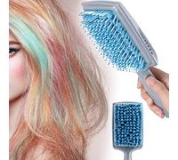 Peine para secar el cabello, cepillos para el cabello con paleta de microfibra ligeros de alta absorción de agua, cepillos anticaspa y antiradiación para mujeres