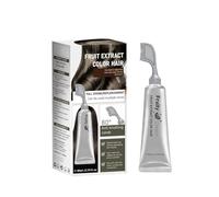 Peine para Teñir el Cabello Fruit Essence, Nueva Crema para Teñir el Cabello con Frutos Negros (2025), Esencia de Tinte con Extracto de Plantas, Crema para Teñir el Cabello con Peine (03#)