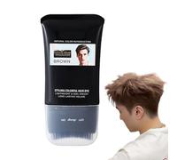 Peine para teñir el cabello - Peine para el cabello impermeable 2 en 1 para hombre, herramienta de peinado para el cuidado del cabello, aplicador | Kit de retoque con cubierta gris para barba