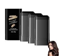 Peine para tinte capilar resistente al agua mejorado para mujeres y hombres | Barra para retocar raíces 2025 resistente al sudor, aplicador de peine 2 en 1 seguro para una cobertura natural de canas