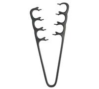 Peine peinador - Herramienta volumadora de dientes anchos, diseño portátil ligero, revestimiento antiestático liso, fácil agarre, accesorio para el cabello de alta calidad, regalo de fiesta de tra