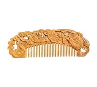 Peine Peine de bolsillo de madera maciza, peine de dientes finos for el hogar, peine de peinado, adecuado for cabello rectangular, corto, rizado, mojado, etc. Peine Para el Cabello