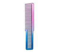 Peine Peine de corte pelo antiestático for salón, cortadora galvanizada profesional, accesorios herramientas estilismo, peluquero, 3 colores, 2 uds(GradientPurple)
