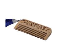 Peine Peine de viaje portátil de madera maciza, peine de ducha for el hogar, peine de pelo largo for mujer, peine for barba for hombre Cepillo para el pelo