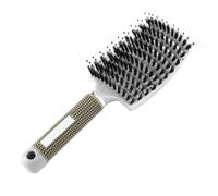 Peine Peine for masaje del cuero cabelludo for niña, cepillo for el pelo, melena, cepillo for pelo rizado húmedo for mujer, herramienta de peinado Peine Hombre (Color : White)