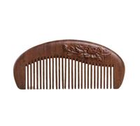Peine Peine tallado de peonía china, peine de madera maciza, peine for cabello húmedo for baño, cuidado del hogar y viajes, peine for barba for hombres Peine Para el Cabello