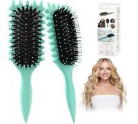 Peine Pelo Rizado,Curl Defining Brush,Cepillo Curly,Cepillo Pelo Rizado Cepillo Definidor de Rizos,Cepillo para Definir Rizos Verde,Curly Hair Brush,Dar Forma y Definir Rizos Lámparas de mesa