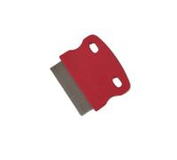 Peine perro Peine de acero inoxidable for mascotas, removedor de mascotas, peine for el cuidado de perros, peines pequeños, suministros for gatos para Eliminar Enredos(Red)