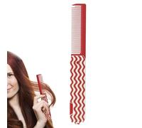 Peine plegable de Niesel, peine de dientes anchos, peine de estilo masculino con diente ancho y fino - Detalle la herramienta de estilo de peinado, un cepillo de pelo portátil unisex para tipos de