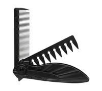 Peine plegable, multiusos, 22/4/1,5 cm, cepillo de aseo de viaje, peine de bolsillo, diseño plegable compacto, para viajes de negocios, gimnasio al aire libre, hombres y mujeres