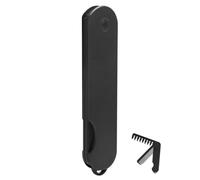 Peine Plegable Negro de Plástico para Bigote y Cabello Fino | Diseño Portátil Cubierta Protectora, Reduce Tirones y Cuida los Dientes, Adecuado para Trabajo y Gimnasio