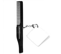 Peine plegable para barba con bigote, peine de bolsillo pequeño para hombres, aseo diario y cuidado del cabello