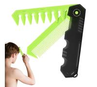Peine plegable para hombre, peine plegable portátil, herramienta de peinado de cabeza de aceite, cortadora para cabello, barba, bigotes, aseo diario