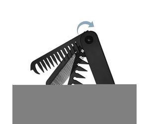 Peine plegable portátil, cepillo de pelo plegable de viaje nómada | Doble dentadura fina y ancha para padre desplazamientos profesionales al aire libre diario regalo