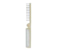 Peine Plegable Portátil | Repaso De Cabello De Doble Cabeza-peine Para Maquillaje De Diente Fino, Herramienta Antiestática Y De Estilo Para Fecha De Lanzamiento, Vacaciones