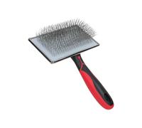 Peine profesional de aseo para mascotas con pasador de acero inoxidable para desenredar perros, gatos y razas de pelo largo, cepillo para desenredar el pelo