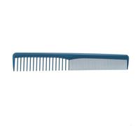 Peine Profesional de Corte Dientes Dobles, ABS y Fibra de Carbono | Ligero, Control de Secciones, para Cabello Grueso y Pelucas, Adecuado en Salones y Peinados