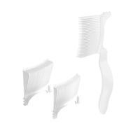 Peine profesional para corte de pelo, peine de corte de pelo, antiestático, parte plana, curvado, resistente al calor, para mezclar decoloraciones, varios cortes de pelo cortos