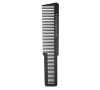 Peine profesional para peluquería y peluquería con parte superior plana, color negro