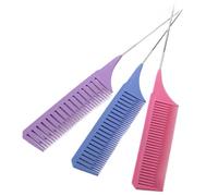 Peine Professional Hair Dye Highlighting Comb Set Efficient Split Tooth Design, Non-Slip Grip, Styling Tools(Colorful Comb Set B1)