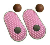 Peine rascador de pared para gatos, 2 unidades, cepillo de masaje protector para muebles
