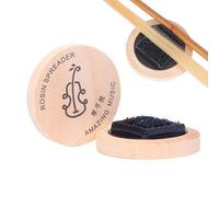 Peine removedor de , 5,9 x 1,5 cm, diseño de resina de madera natural, equipo luthier fundamental, instrucciones musicales, sesiones de enseñanza, orquesta, ensayo, accesorio de cuerda