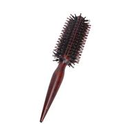 Peine ROLLO Cepillo for el cabello Combatado for el peinado Herramienta de cuidado del cabello Manja de madera Cepillo for el cabello rizado para Salón