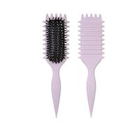 Peine Scalp Detangling Brush Curly Hair Massage Comb Air Cushion Bristles Styling Barber Tools(2 Purple)