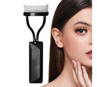 Peine separador de pestañas con diseño de , herramienta de maquillaje portátil | Peine de pestañas con cubierta protectora, perfecto para una separación precisa de pestañas, fácil de viajar