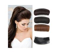 Peine sintético con pinza for moño, almohadilla invisible y esponjosa for el cabello, herramienta de inserción for peinar con volumen.(27)