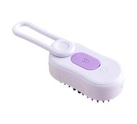 Peine Steamy para mascotas: cepillo de aseo en aerosol 3 en 1, removedor | de pelo en forma de niebla | Dispositivo de masaje multiusos para desenredar Limpieza del cabello para gatos, perros, reducci