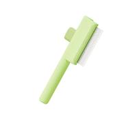 Peine suave para perros y gatos con mecanismo de liberación, cepillo para desenredar para quitar pelos de mascotas, mango ergonómico, peine para eliminar el pelo de mascotas