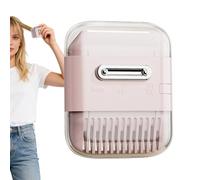 Peine Voluminizador para el Cabello - Cepillo Para Raíces Retráctil - Peine Estilizador de Flequillo,para Todo Tipo de Cabello Uso Diario Viaje Hogar Salón Ducha Mujer