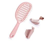 Peine voluminizador y alisador para el cabello, plegable, limpieza automática, hueco para dar forma a los componentes, peine voluminizador