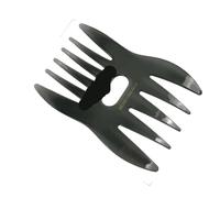 Peines 5pc Wide Teeth Hairbrush Men Hair Beard Trim Hairdressing Brush Hairstyle Barber Styling Tools Salon Accessories(Silver)