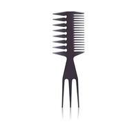 Peines 5pc Wide Teeth Hairbrush Men Hair Beard Trim Hairdressing Brush Hairstyle Barber Styling Tools Salon Accessories(Beige)