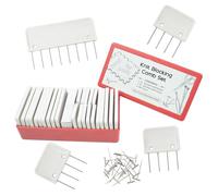 Peines de bloqueo de punto - Peines de bloqueo para tejer, 25 peines para bloquear el punto, herramientas de bloqueo de ganchillo, peines de ganchillo con 100 unidades, pasadores en T con esteras de