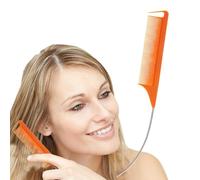 Peines de cola para peinado, peine de cola de burla | Peine de dientes finos antiestático,Peine de peinado para peinar la espalda, burlarse de las raíces, agregar volumen, peinar por la noche