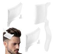 Peines de desvanecimiento de barbero,Peines de desvanecimiento de corte de pelo,Herramientas de guía de corte de pelo peine recortadora | Herramienta de corte de pelo antiestática plana y curva para