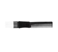 Peines de elevación con punta de metal, peine de peluquería con púa de metal