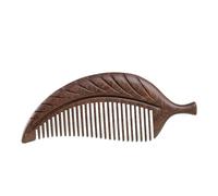 Peines de peinado Peine de hoja de madera, peine de pelo portátil, herramienta de aseo de barba for hombres, peine de pelo largo adecuado for cabello húmedo y seco Peine de pelo rizado