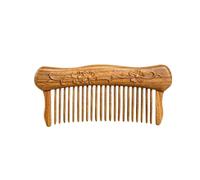 Peines de peinado Peine de masaje de madera maciza, herramienta for el cuidado del cuero cabelludo, peine for Barba for hombres, peine Retro de dientes finos adecuado for todo tipo de cabello Peine de