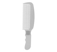 Peines de pelo para hombres, diseño ergonómico, resistencia a la corrosión, herramientas de peluquería portátiles, peine de dientes finos, peine de barbero, material ABS 23x5.8cm (gris)