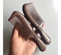 Peines De Sándalo Natural, Peine Tallado En Madera Maciza, Peine Para Barba, Peinado Artesanal, Diente Ancho Y Diente Estrecho, Regalo,Estrecho 1PC 1